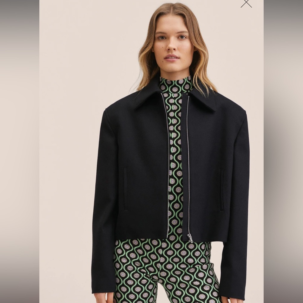 NWOT - Cropped Wool Jacket